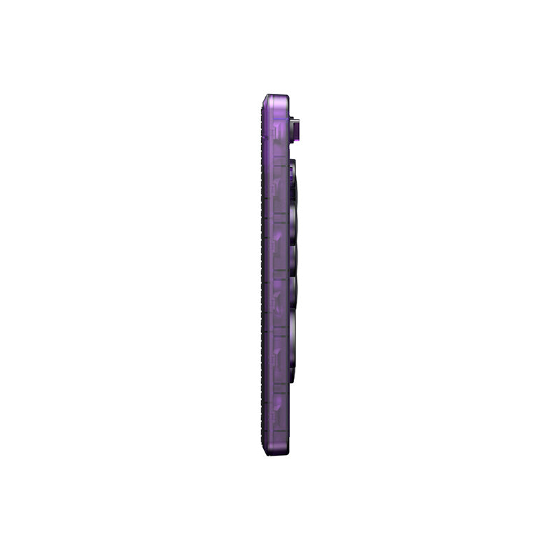 8BitDo Arcade Controller - Transparent Purple Signature Edition - Arcade Fight Stick