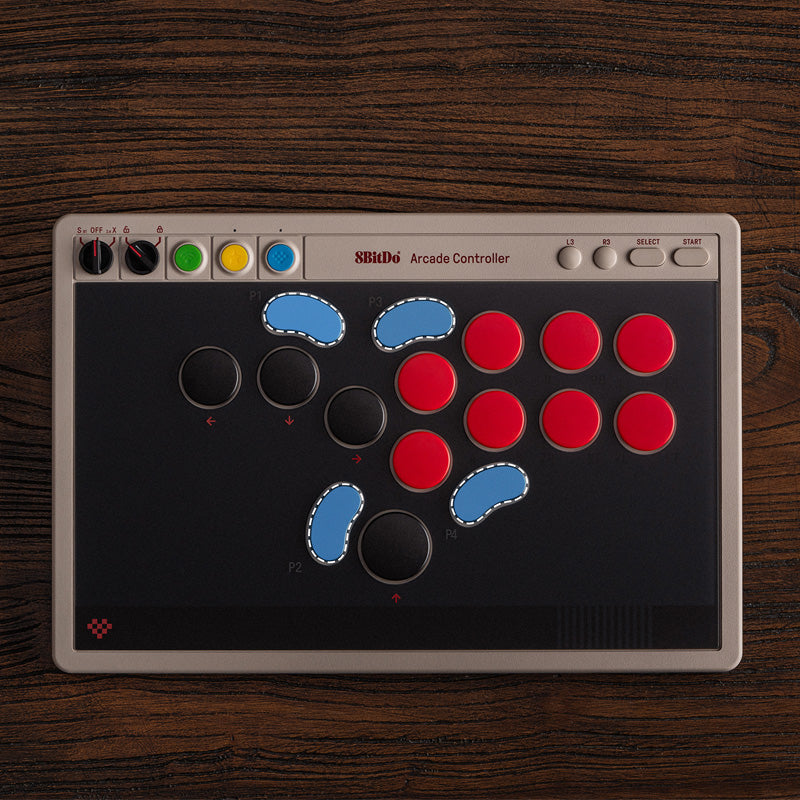 8BitDo Arcade Controller - Arcade Fight Stick