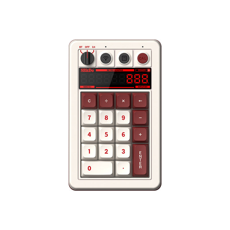 8BitDo Retro 18 Mechanical Numpad - Retro Gaming Accessory