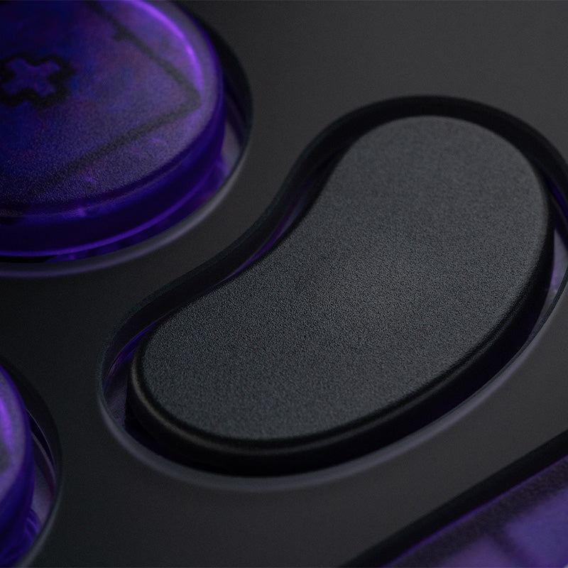 8BitDo Arcade Controller - Transparent Purple Signature Edition - Arcade Fight Stick